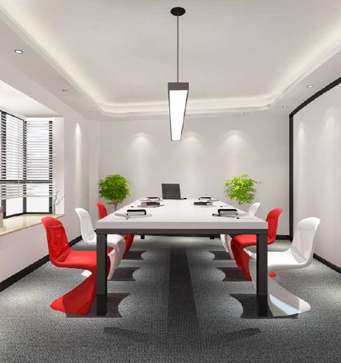 Corporate office lighting