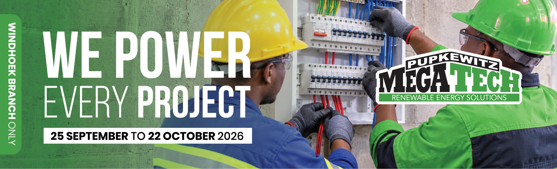 Renewable Energy products Windhoek promotion, 25 September to 22 October 2026