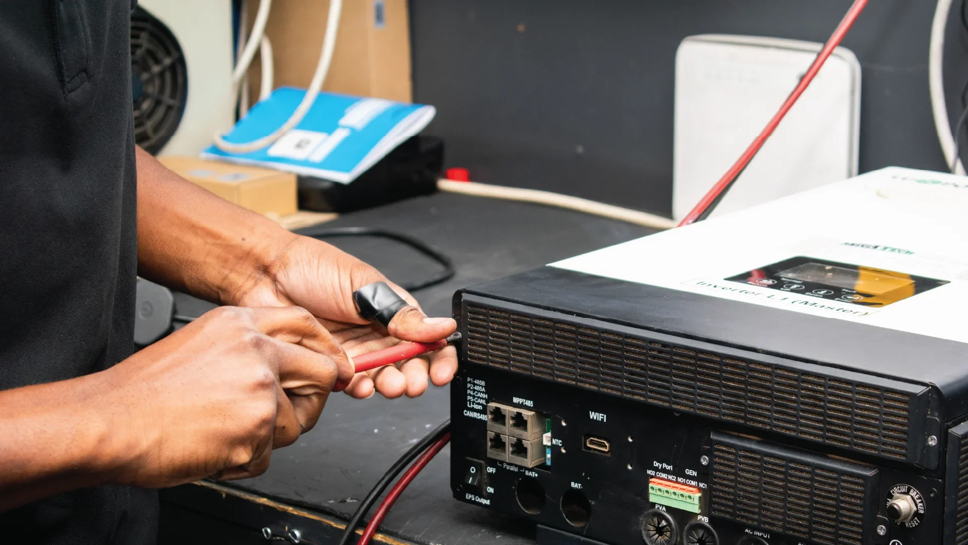 Renewable energy technical support workspace