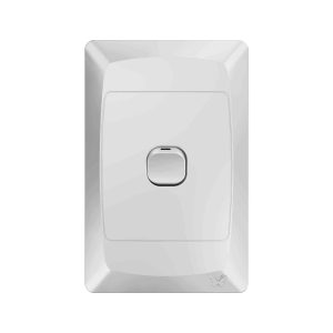 SWITCH 2X4 1LEVER 1WAY - WHITE