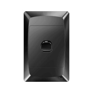 SWITCH 2X4 1LEVER 1WAY - BLACK