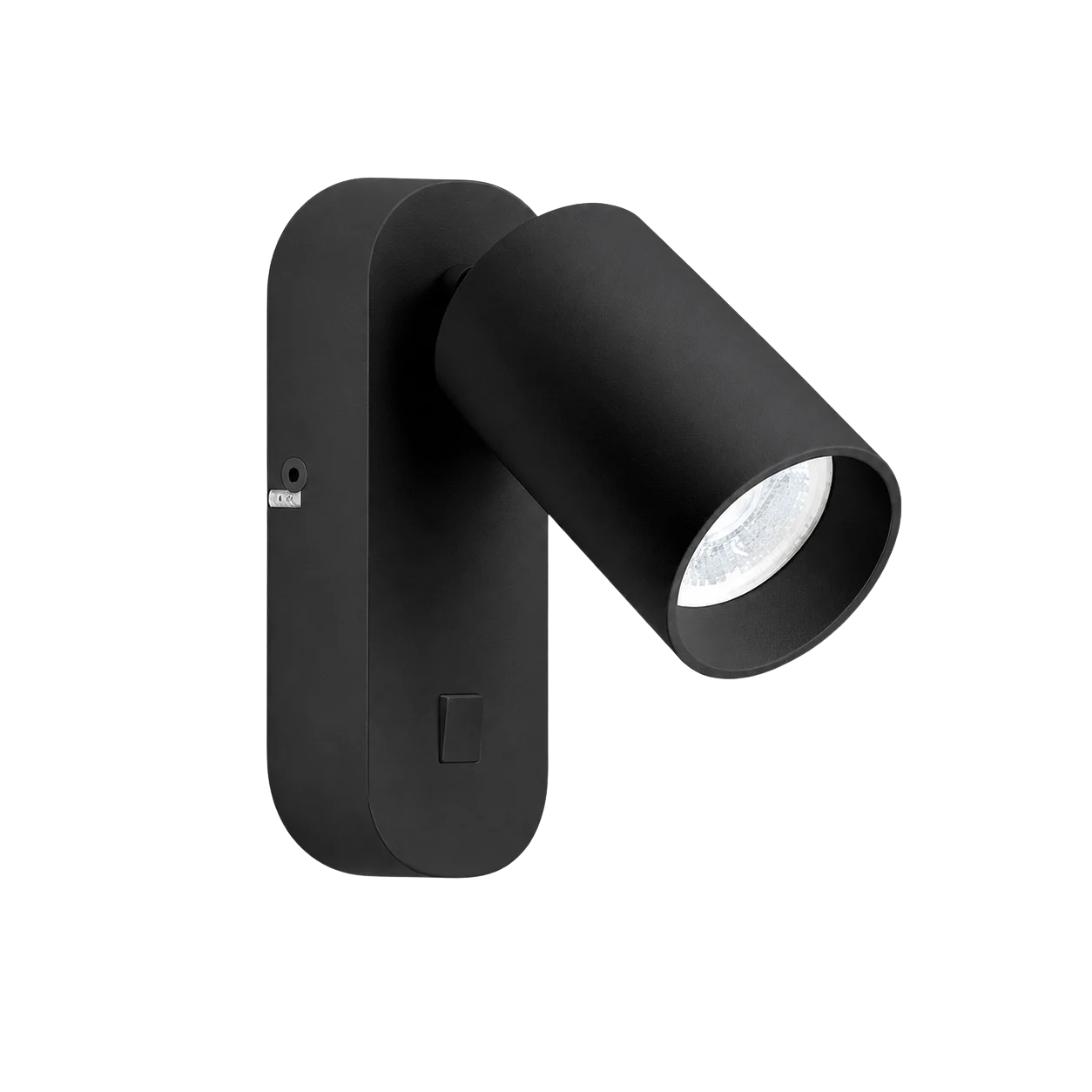 FLIP READ WALL LIGHT WITH SWITCH - BLACK