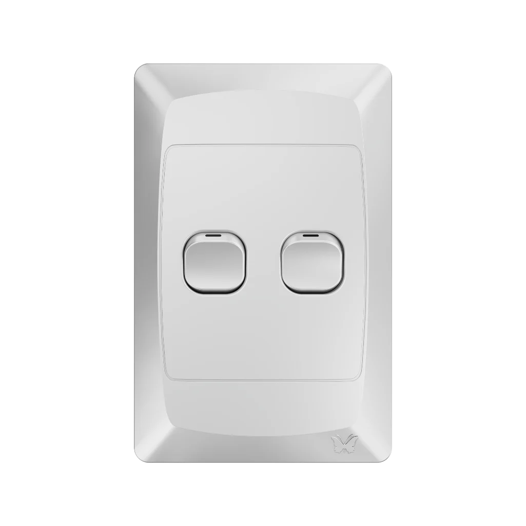 2-Lever 1-Way Light Switch (product code AA40003)