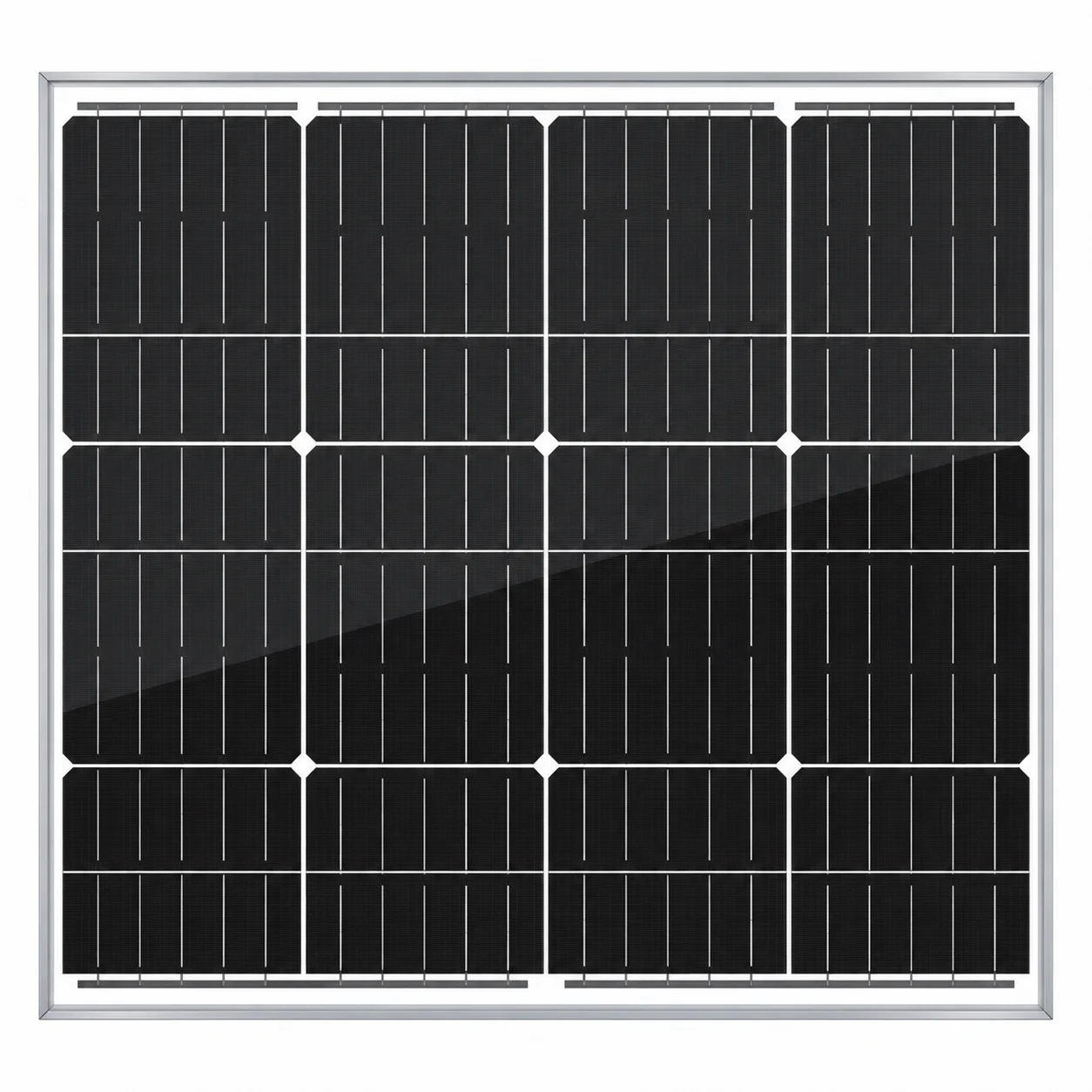 120W M10 Mono Crystalline Solar Panel – 23.16V 6.72A (product code YB60228)